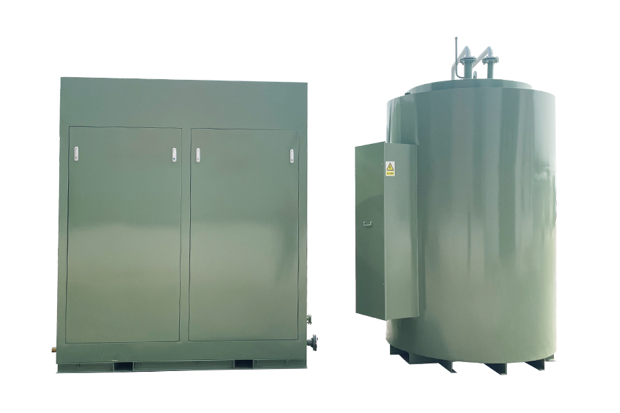 Unidade de produção de hidrogênio de decomposição de amônia em forno circular