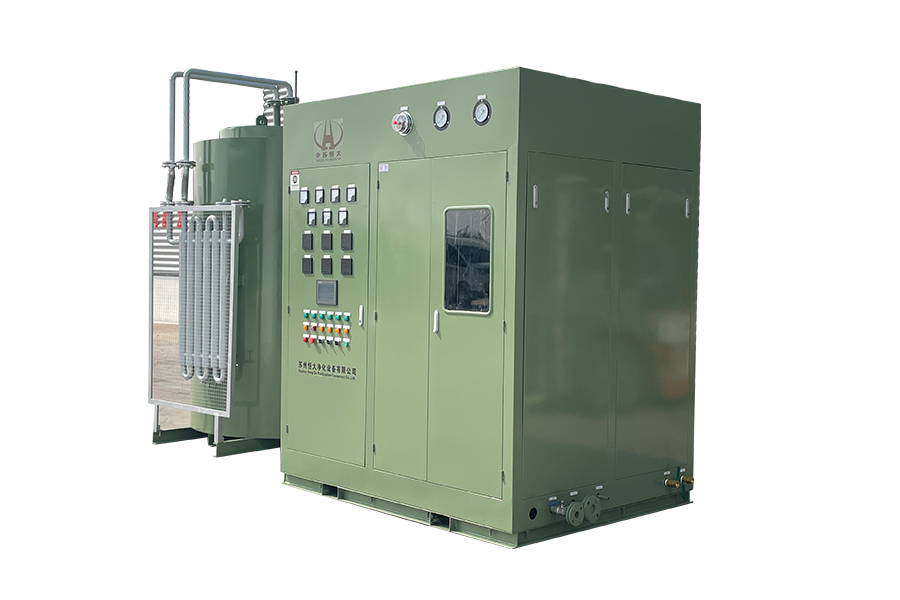 Unidade de produção de hidrogênio de decomposição de amônia em forno circular