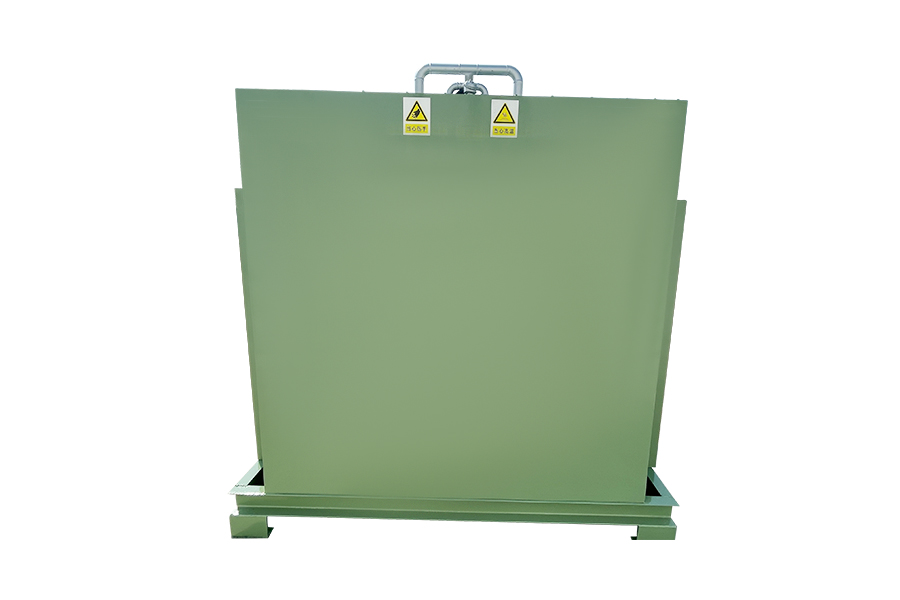 Unidade quadrada de produção de hidrogênio por decomposição de amônia