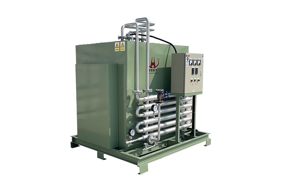 Unidade quadrada de produção de hidrogênio por decomposição de amônia