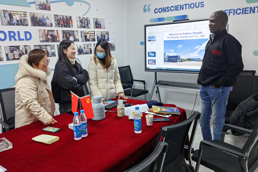 Inspeção de fábrica do cliente na Nigéria