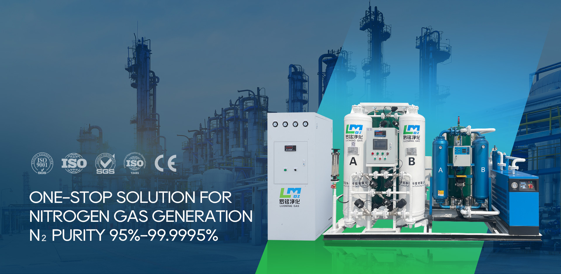 Tecnologia de purificação Co. de Jiangsu Luoming, Ltd.